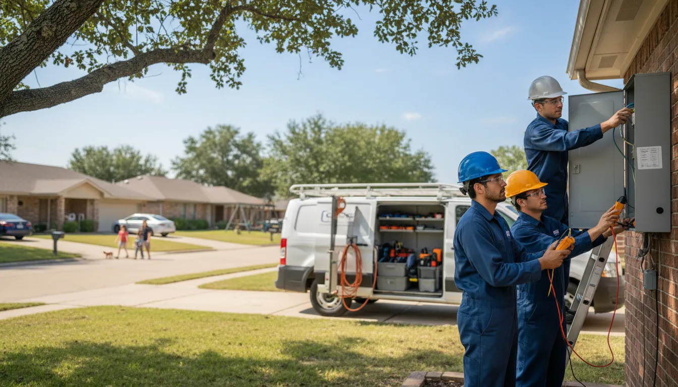 Certified electrician providing emergency electrical services in Bethel, OH